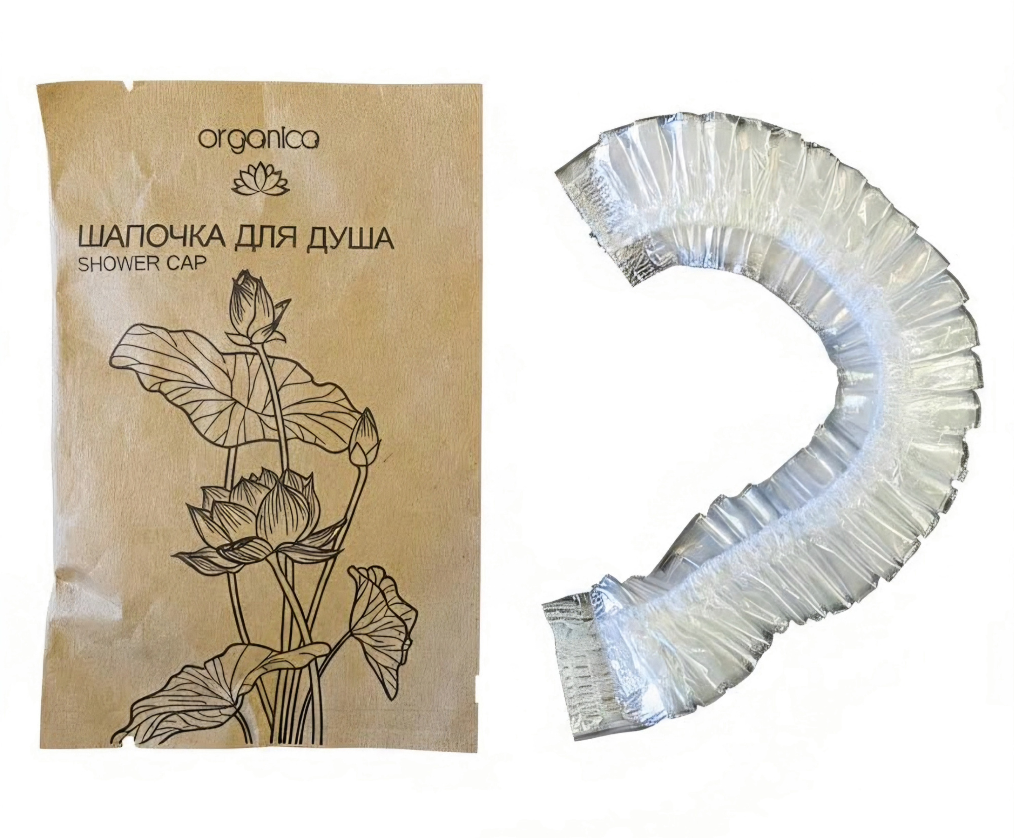 Шапочка для душа Organica 2.0, в саше: 1/500/1000