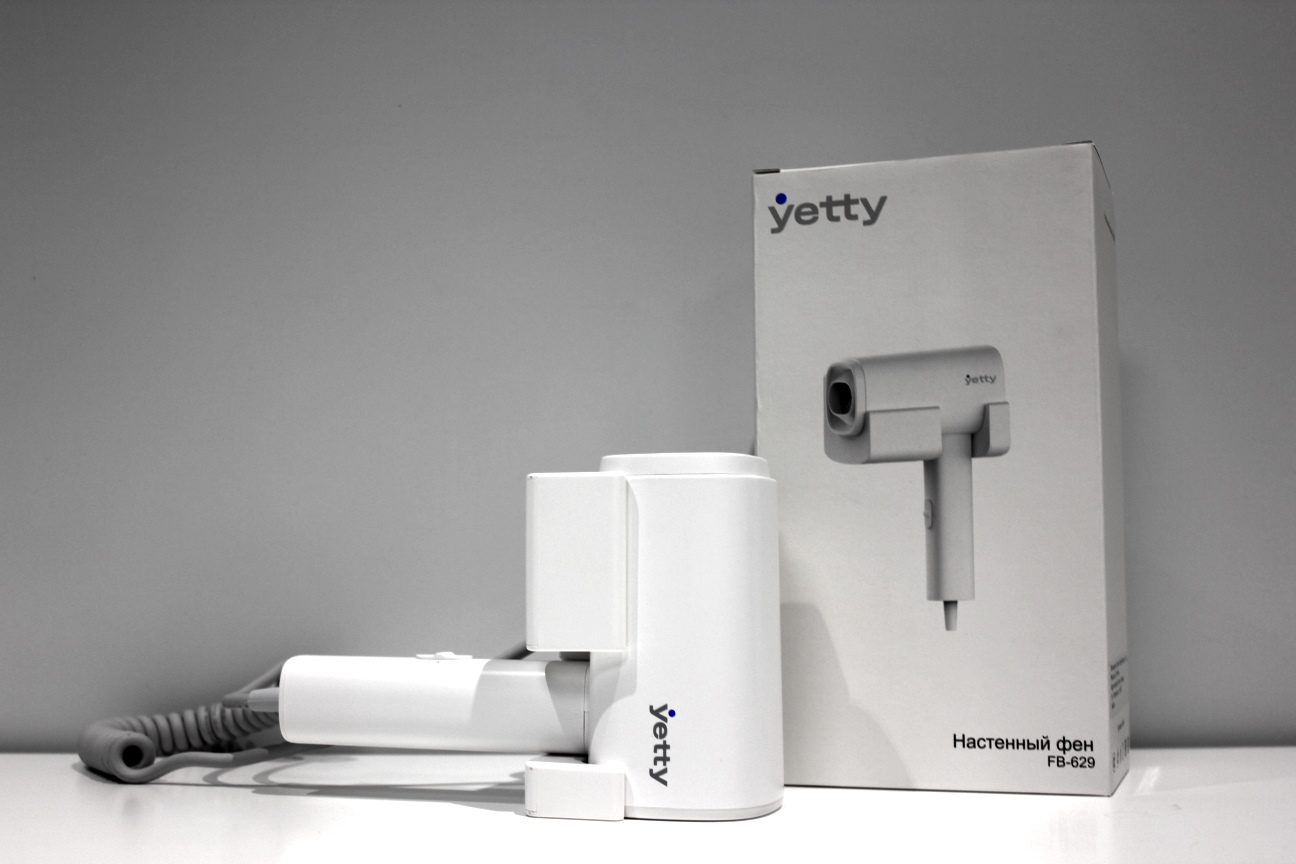 Фен настенный, белый : 1/30