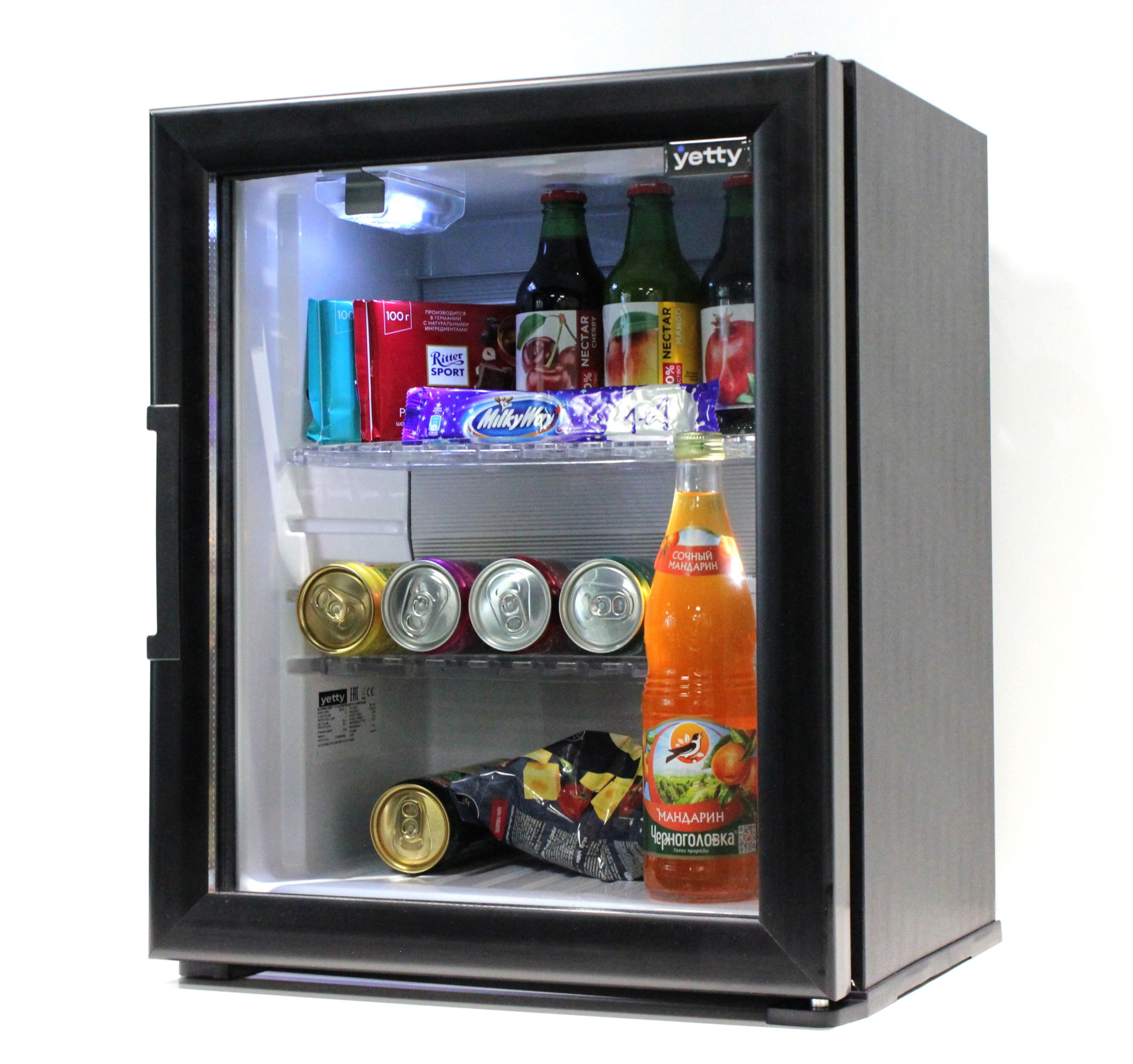 Минибар Йетти, абсорбционный, стеклянная дверца, 30 л / Minibar Yetty, absorption, glass door, 30l