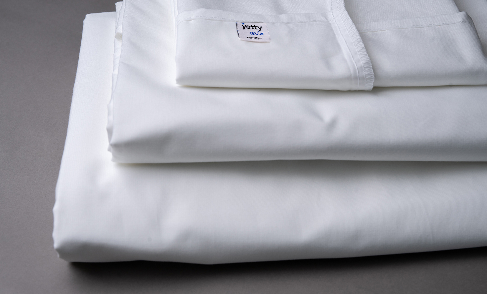 Простыня, сатин, 260х260 см, 100% хл, 135 г/м2, цвет - белый: 1/5/15