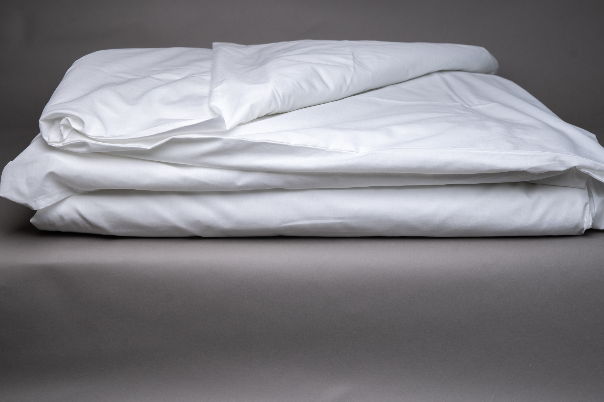 Пододеяльник, полисатин, 240х210 см, 60%хл/40%ПЭ, 132 г/м2, цвет - белый: 1/5/10